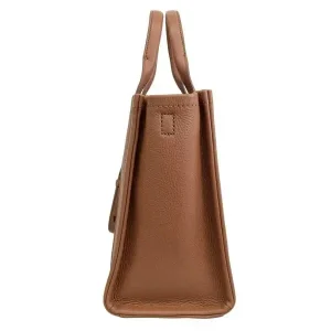 MARC JACOBS Traveler Leather MINI Tote Bag ARGAN OIL BROWN N2 H009L01SP21-212