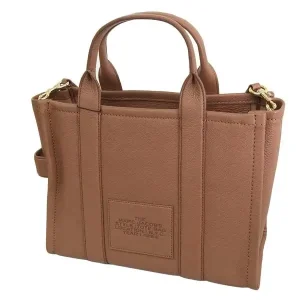 MARC JACOBS Traveler Leather MINI Tote Bag ARGAN OIL BROWN N2 H009L01SP21-212