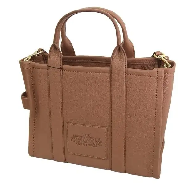 MARC JACOBS Traveler Leather MINI Tote Bag ARGAN OIL BROWN N2 H009L01SP21-212