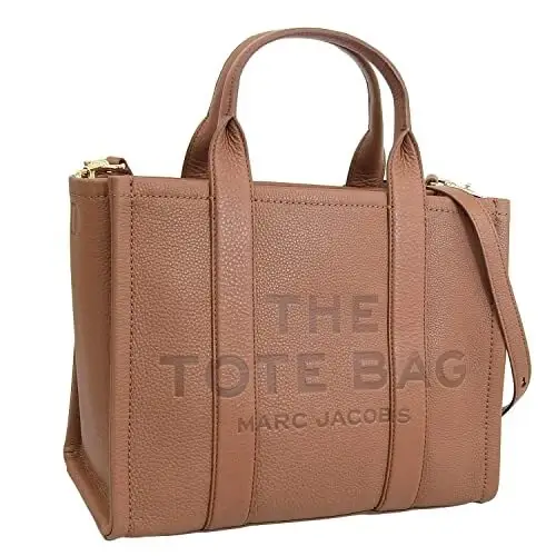 MARC JACOBS Traveler Leather MINI Tote Bag ARGAN OIL BROWN (Size: L26cm D13cm H21cm) H009L01SP21-212