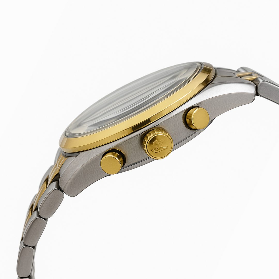 Emporio Armani Men’s Quartz Two-tone Stainless Steel Champagne Dial 41mm Watch AR11603