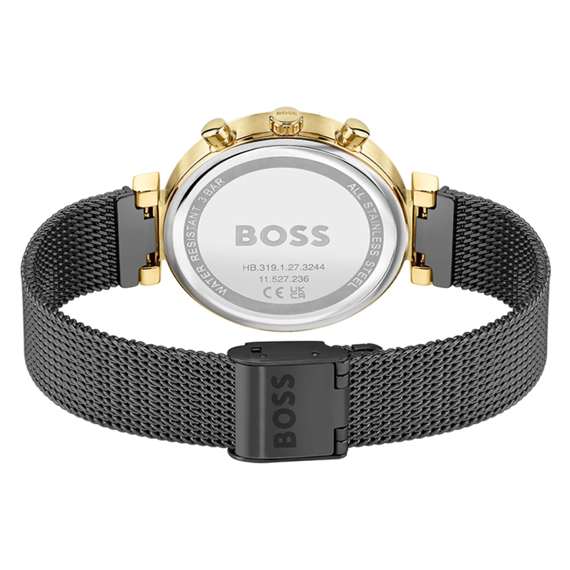 Hugo Boss Women’s Quartz Black Stainless Steel Black Dial 36mm Watch 1502627