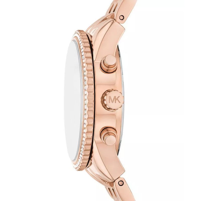 Michael Kors Women’s Chronograph Quartz Rose Gold Stainless Steel Rose Gold Dial 35mm Watch MK7531