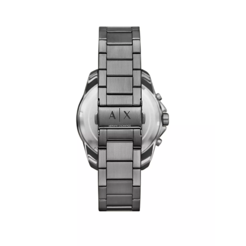 Armani Exchange Men’s Chronograph Quartz Gunmetal Stainless Steel Blue Dial 44mm Watch AX1967