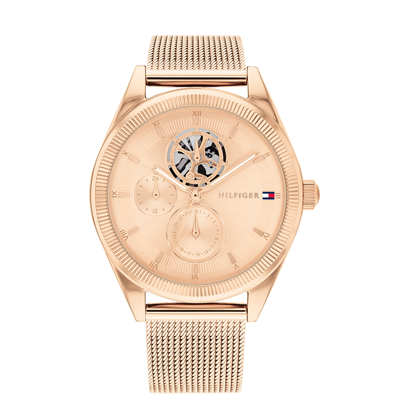 Tommy Hilfiger Women’s Quartz Rose Gold Stainless Steel Rose Gold Dial 38mm Watch 1782715