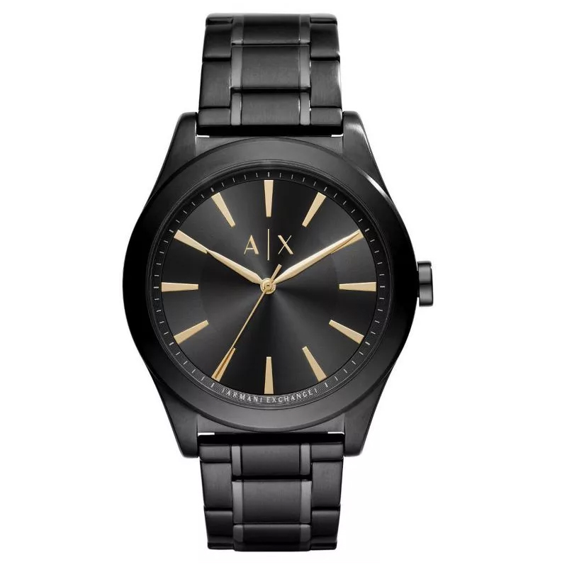 Armani Exchange Men’s Quartz Black Stainless Steel Black Dial 44mm Watch AX7102