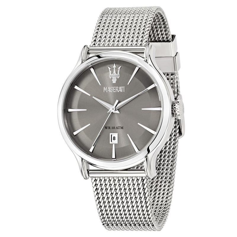 Maserati Men’s Quartz Silver Stainless Steel Gray Dial 42mm Watch R8853118002