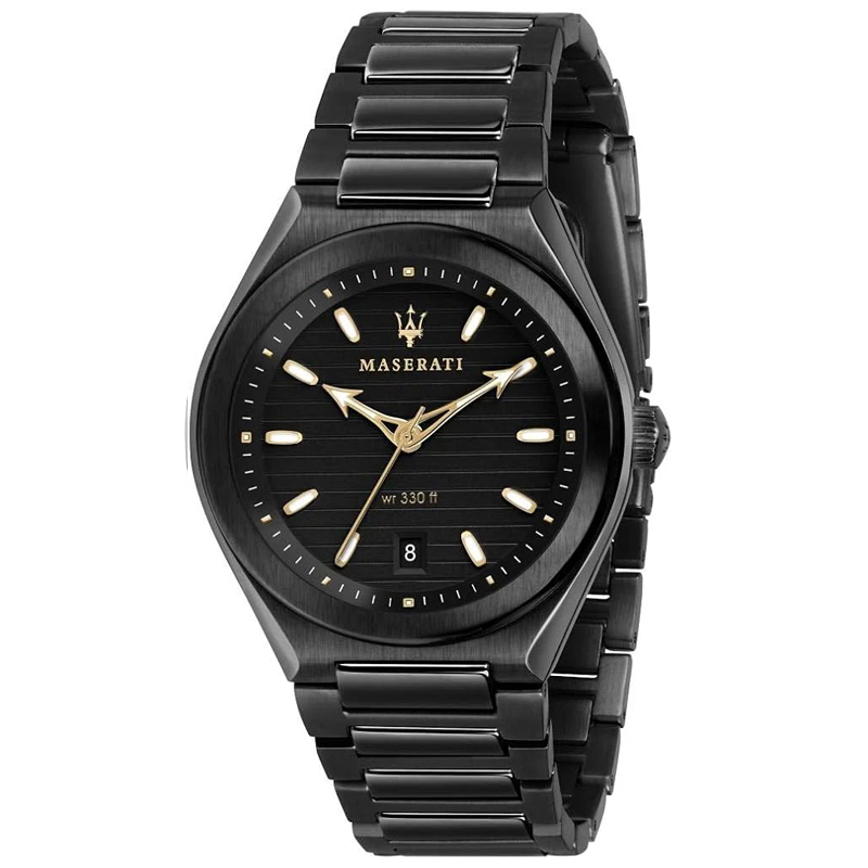 Maserati Men’s Quartz Black Stainless Steel Black Dial 40mm Watch R8853139004