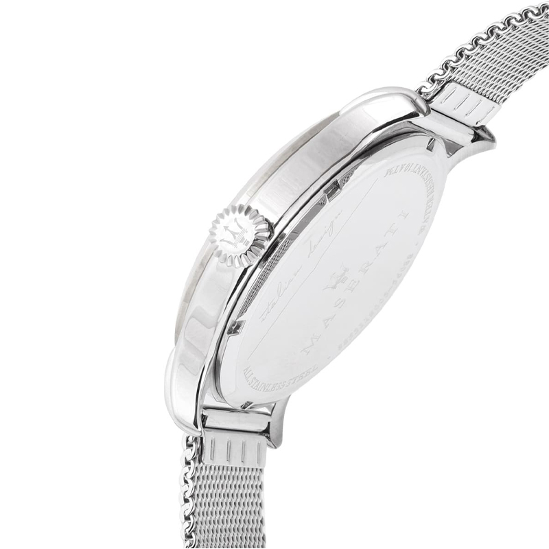 Maserati Men’s Quartz Silver Stainless Steel Gray Dial 42mm Watch R8853118002 - Image 2