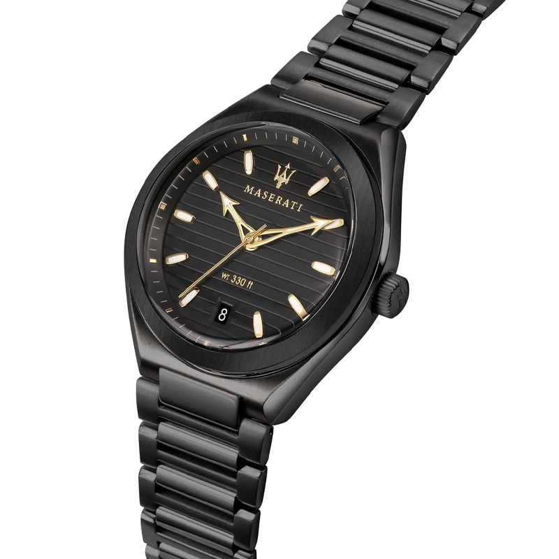 Maserati Men’s Quartz Black Stainless Steel Black Dial 40mm Watch R8853139004