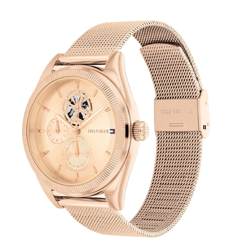 Tommy Hilfiger Women’s Quartz Rose Gold Stainless Steel Rose Gold Dial 38mm Watch 1782715 - Image 2