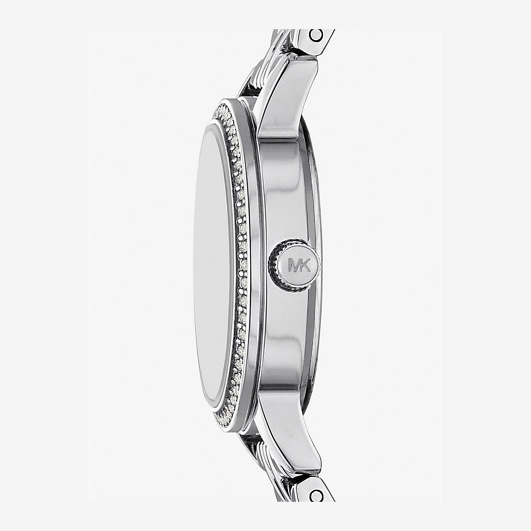 Michael Kors Women’s Quartz Silver Stainless Steel Silver Dial 26mm Watch MKO1171
