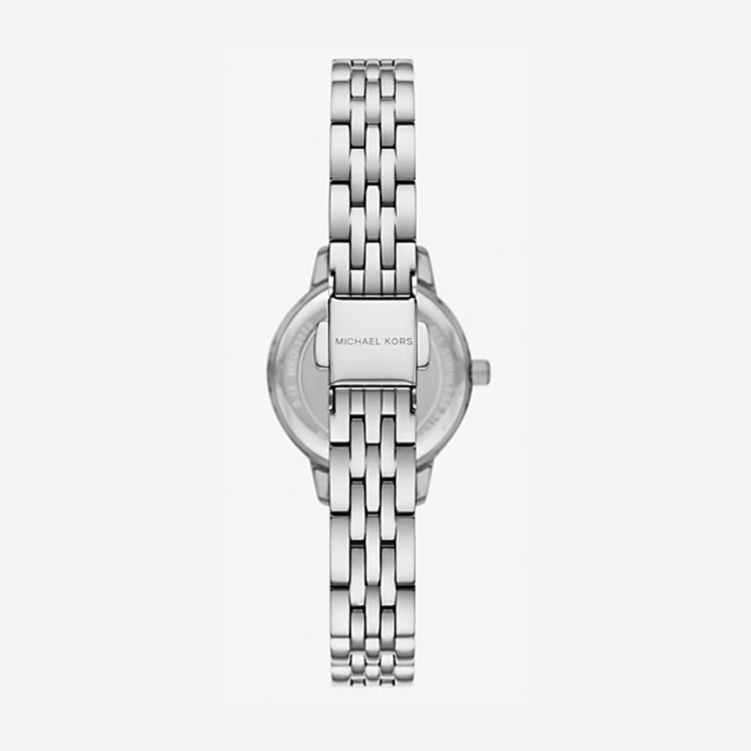 Michael Kors Women’s Quartz Silver Stainless Steel Silver Dial 26mm Watch MKO1171