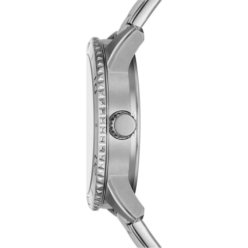 Fossil Women’s Quartz Silver Stainless Steel Silver Dial 38mm Watch BQ3885 (Without Tag)