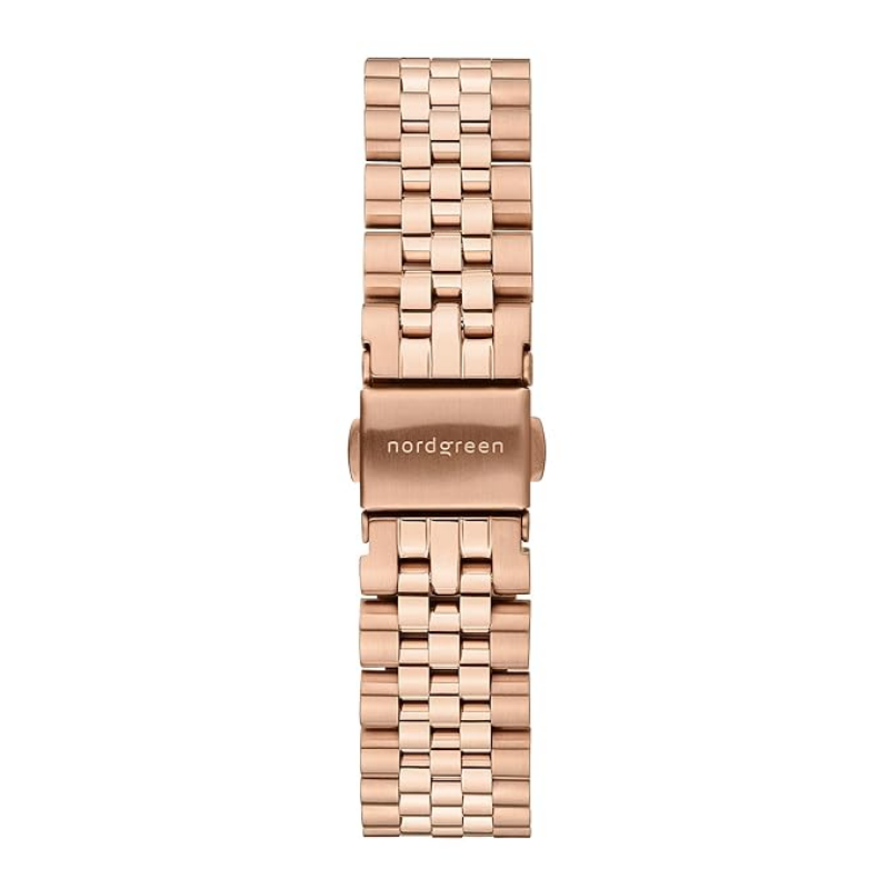 Nordgreen Women’s Quartz Rose Gold Stainless Steel White Dial 32mm Watch IN32RG5LROXX