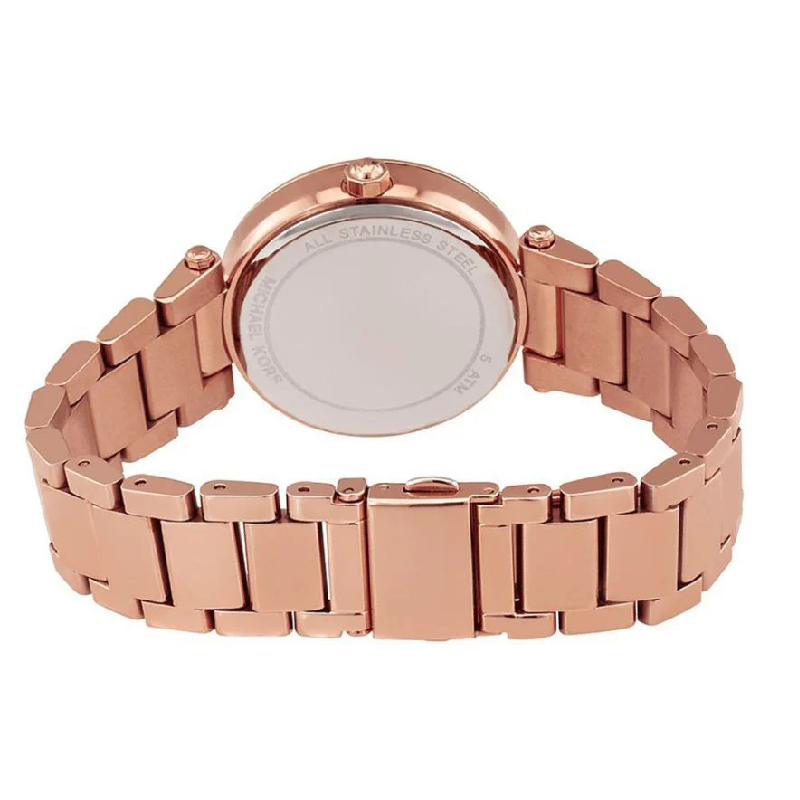 Michael Kors Women's Quartz Rose Stainless Steel Rose Gold Dial 33mm Watch MK6470 (Like New) - Image 2