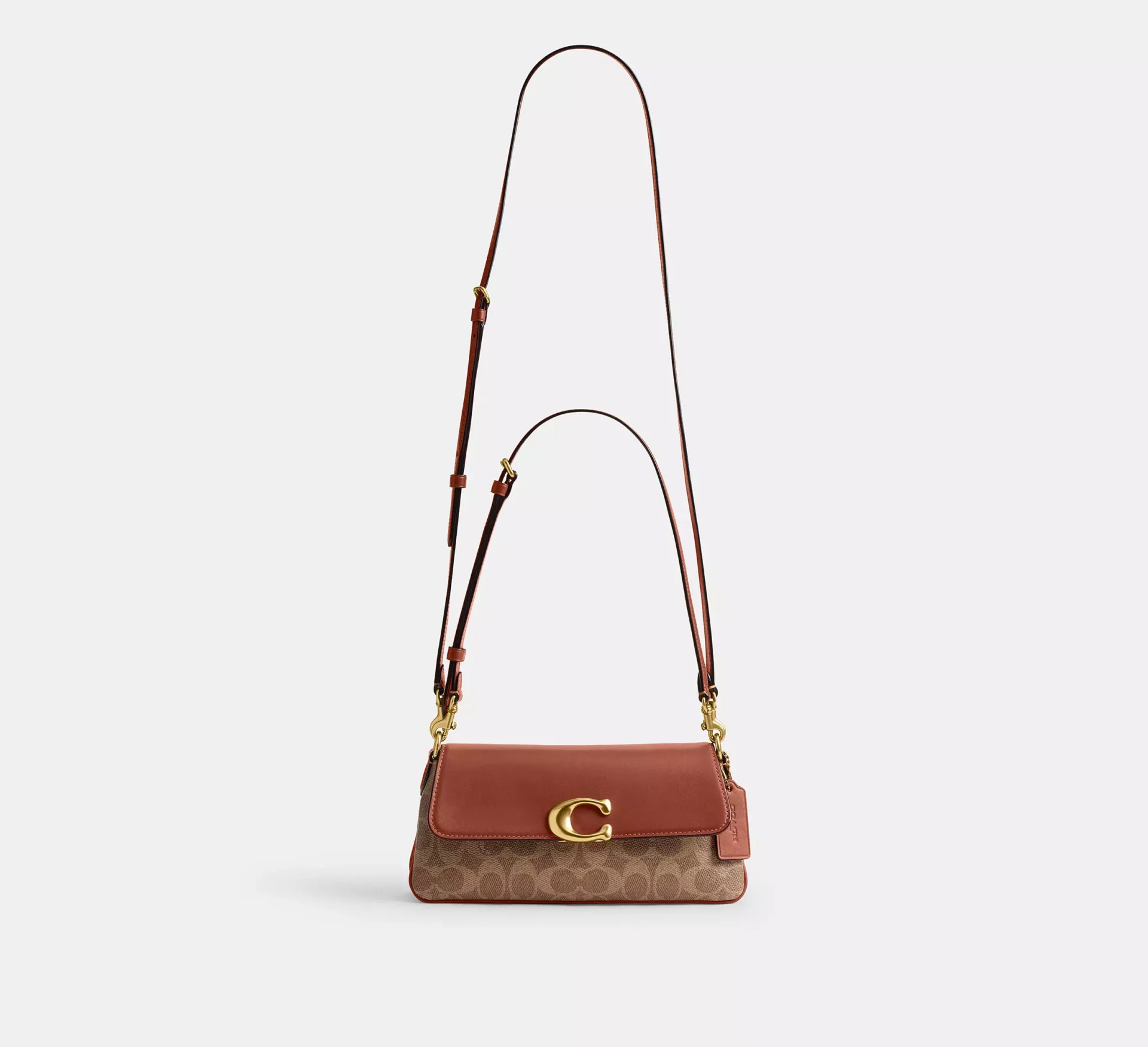 Coach Jet Shoulder Bag in Signature Canvas (Size: L24.8cm, H11.4cm, W5.1cm) CBA83