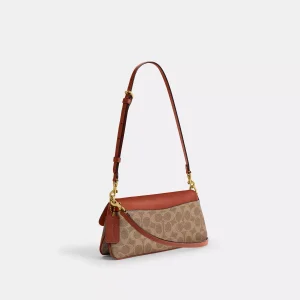 Coach Jet Shoulder Bag in Signature Canvas (Size: L24.8cm, H11.4cm, W5.1cm) CBA83 - Image 3