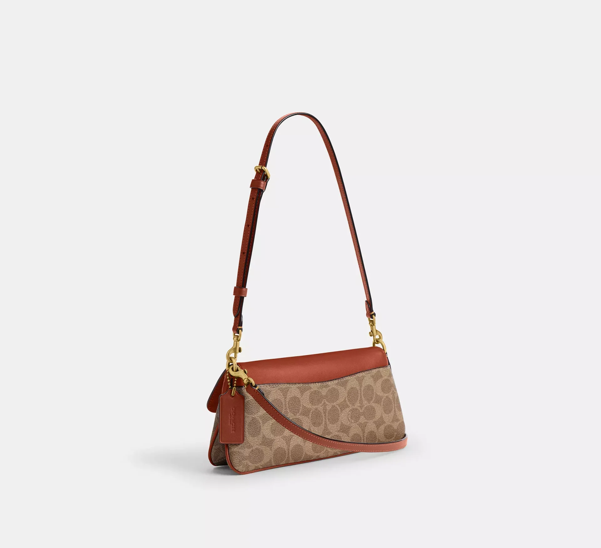 Coach Jet Shoulder Bag in Signature Canvas (Size: L24.8cm, H11.4cm, W5.1cm) CBA83 - Image 3