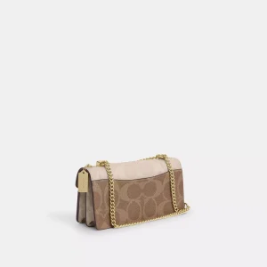 Alternative view of Coach Klare Envelope Crossbody Bag In Blocked Signature Canvas (Size: L26cm, H13.3cm, W7.6cm) CBI99