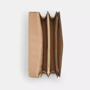 Coach Klare Envelope Crossbody Bag In Blocked Signature Canvas (Size: L26cm, H13.3cm, W7.6cm) CBI99 - Image 4