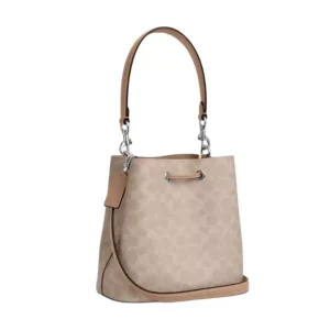 Coach Rowan Bucket Bag In Signature Canvas (Size: L21cm, H14cm, W21cm) CBH07 - Image 4