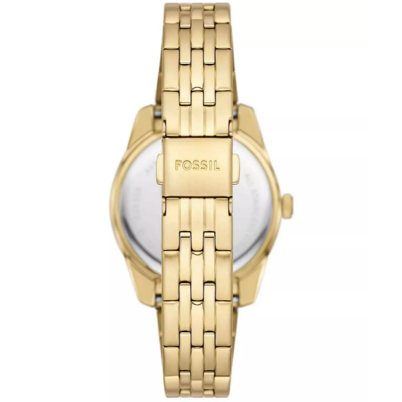 Fossil Women’s Quartz Gold Stainless Steel Gold Dial 33mm Watch ES5338 (Without Tag)