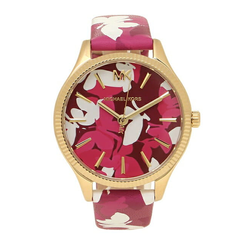 Michael Kors Women’s Quartz Multi-Color Leather Strap Multi-Color Dial 36mm Watch MK2810