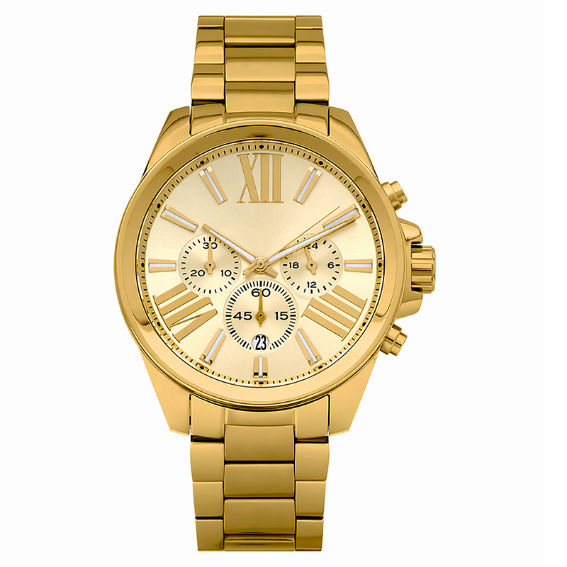 Michael Kors Women’s Quartz Gold Stainless Steel Gold Dial 42mm Watch MK5711