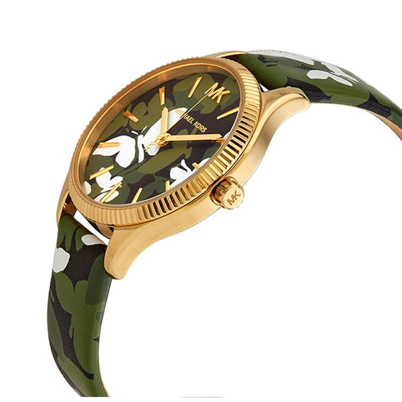 Michael Kors Women’s Quartz Multi-Color Leather Strap Multi-Color Dial 36mm Watch MK2811 - Image 2