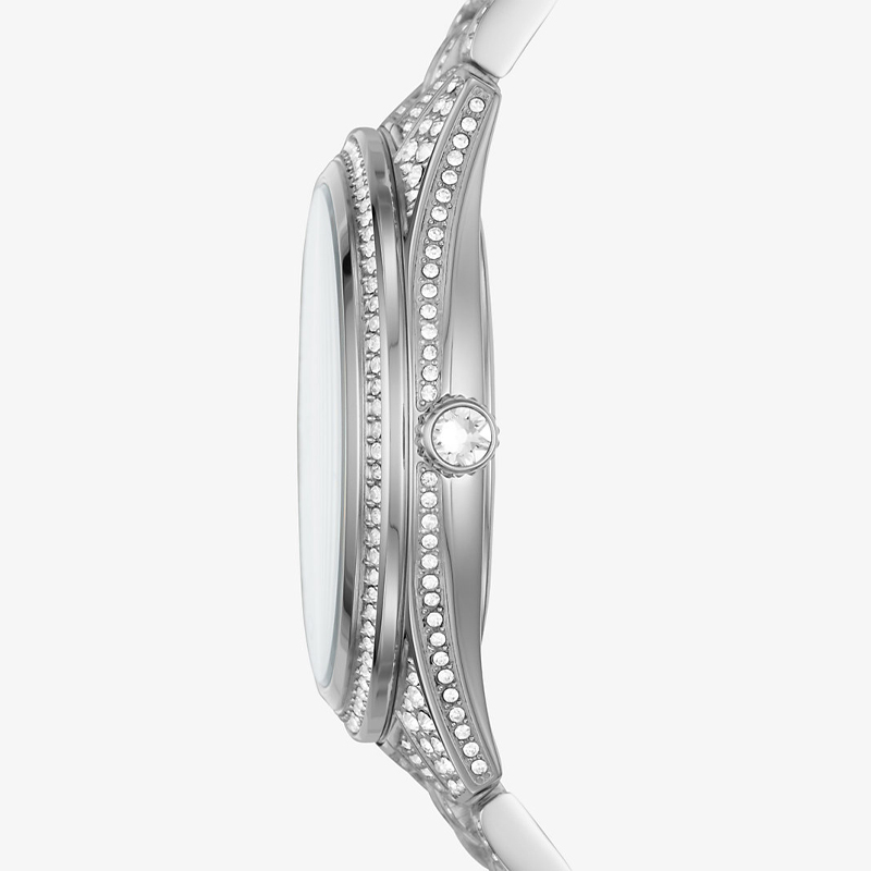 Michael Kors Women’s Quartz Silver Stainless Steel Lauryn Silver Dial 38mm Watch MK3755 (Like New) - Image 2