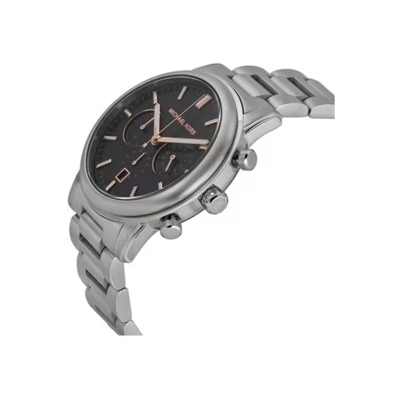 Michael Kors Men’s Chronograph Quartz Grey Stainless Steel Grey Dial 43mm Watch MK8369