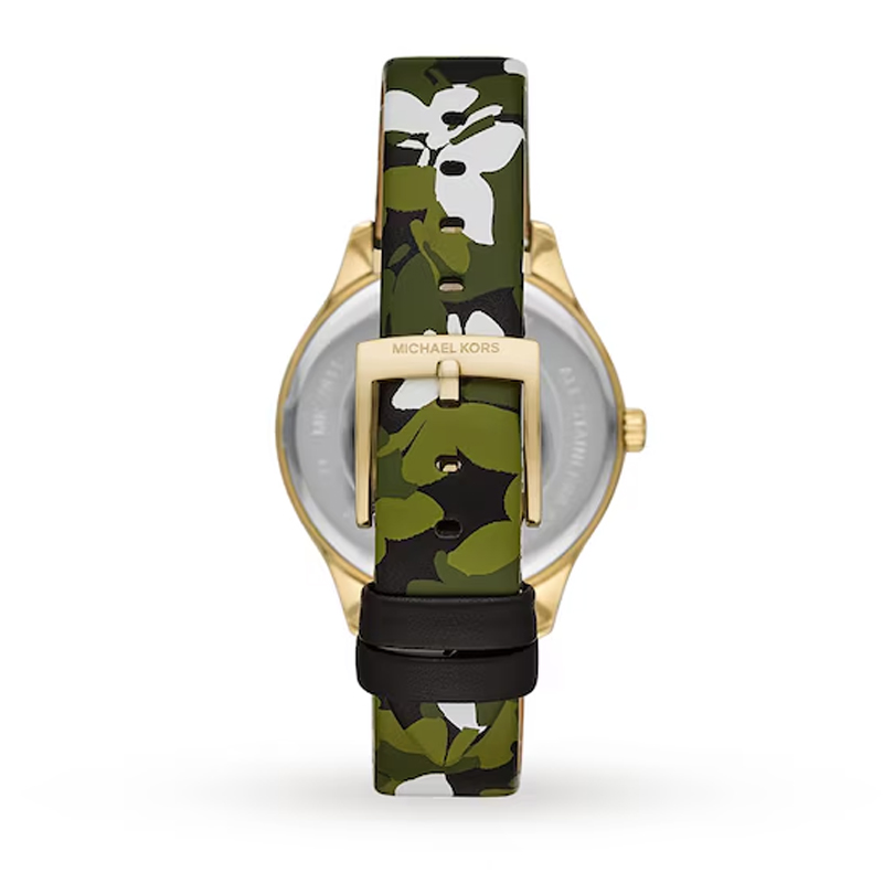 Michael Kors Women’s Quartz Multi-Color Leather Strap Multi-Color Dial 36mm Watch MK2811 - Image 3