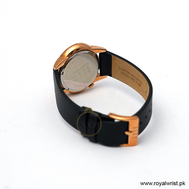 Elle Women’s Quartz Black Leather Strap Mother Of Pearl Dial 40mm Watch EL20049S046N/1 (Like New) - Image 6