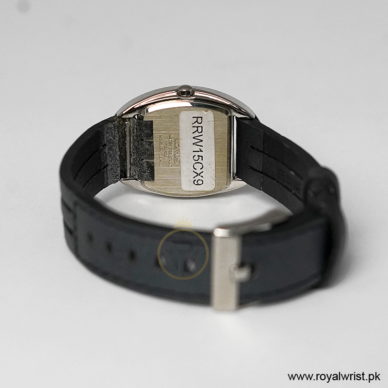 Lorus by Seiko Women’s Quartz Black Leather Strap Black Dial 27mm Watch RRW15CX9/1 (Like New) - Image 6