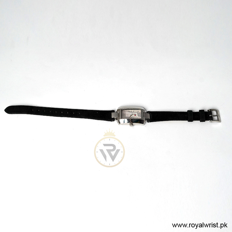 Tommy Hilfiger Women’s Quartz Black Leather Strap Silver Dial 20mm Watch 1780657-1 (Like New) - Image 5