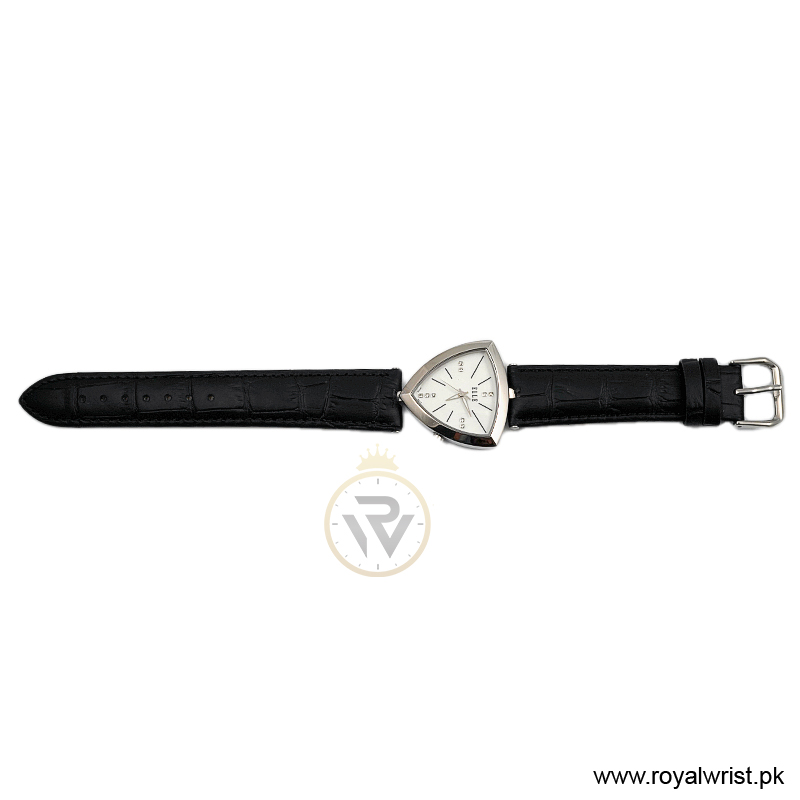 Elle Women's Quartz Black Leather Strap Mother of Pearl Dial 35mm Watch EL20017S05C (Like New) - Image 4