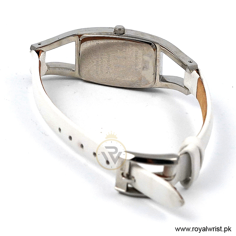 Elle Women's Quartz White Leather Strap White Mother Of Pearl Dial 20mm Watch EL20001S01C/3 (Like New) - Image 4