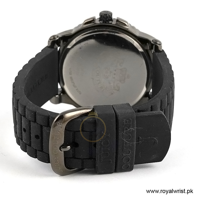 Juicy Couture Women’s Quartz Black Silicone Strap Black Dial 24mm Watch JC733340330 (Like New) - Image 5