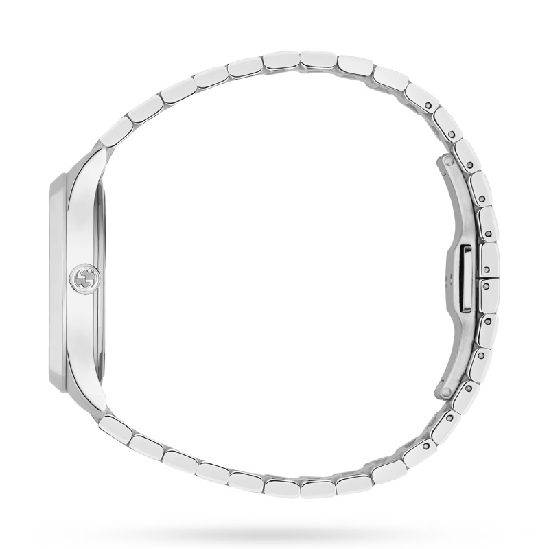 Gucci Women’s Quartz Swiss Made Stainless Steel Silver Dial 32mm Watch YA1265032 - Image 2