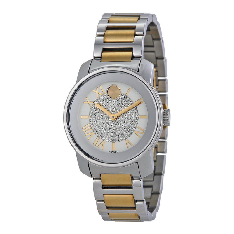 Movado Bold Luxe Women’s Quartz Swiss Made Two-Tone Stainless Steel Multi Dial 32mm Watch 3600256 (Factory Leftover - Without Tag)