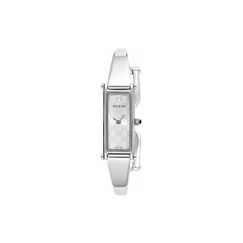 Gucci 1500 Series Women’s Quartz Swiss Made Stainless Steel Bangle Mother Of Pearl Dial 15mm Watch YA015563/1 (Like New)