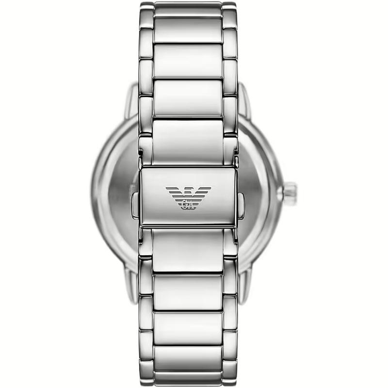 Emporio Armani Men’s Quartz Silver Stainless Steel Silver Dial 43mm Watch AR11730 - Image 3