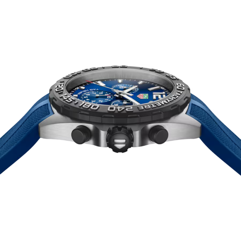 Tag Heuer Formula 1 Chronograph Men's Swiss Made Blue Silicone Strap Blue Dial 43mm Watch CAZ101AV.FT8077 (Factory Leftover) - Image 2