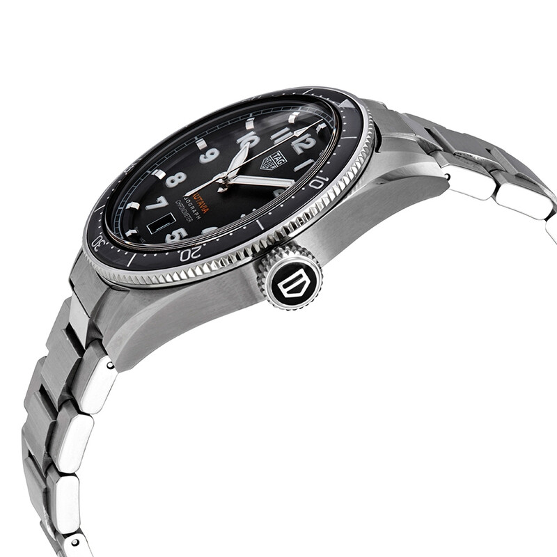 Tag Heuer Autavia Isograph Men’s Automatic Swiss Made Stainless Steel Black Dial 42mm Watch WBE5110.EB0173 (Factory Leftover) - Image 2