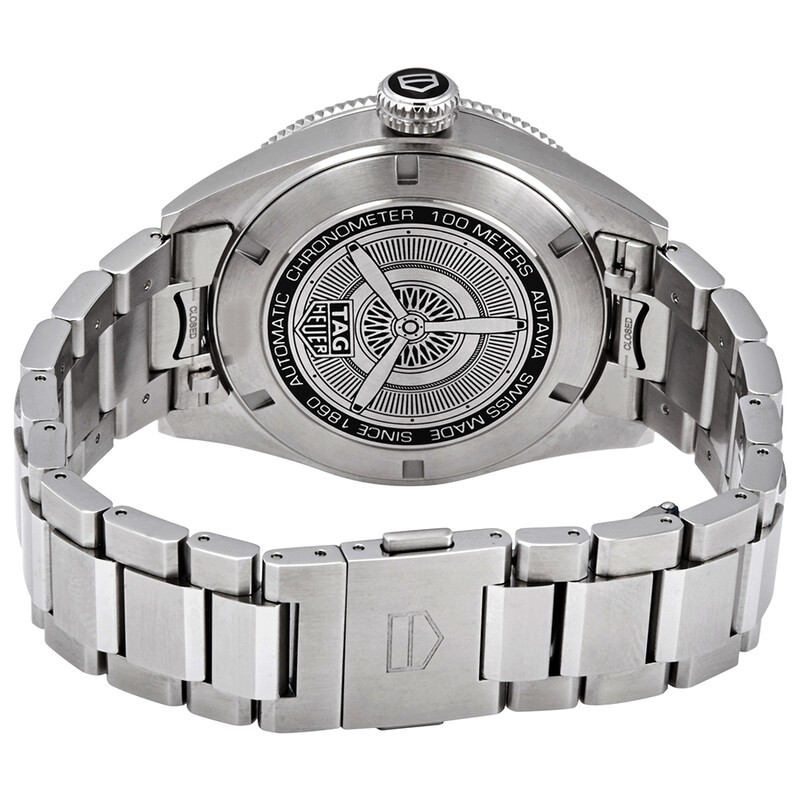 Tag Heuer Autavia Isograph Men’s Automatic Swiss Made Stainless Steel Black Dial 42mm Watch WBE5110.EB0173 (Factory Leftover) - Image 3