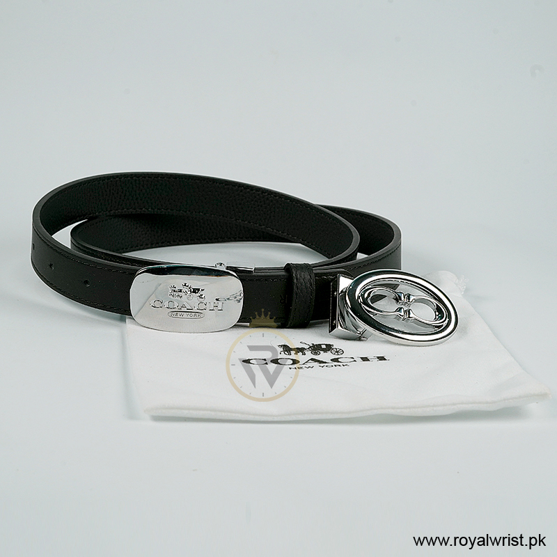 Coach Women’s Reversible Leather Belt with Buckle Gift Set CH-10001 - Image 4