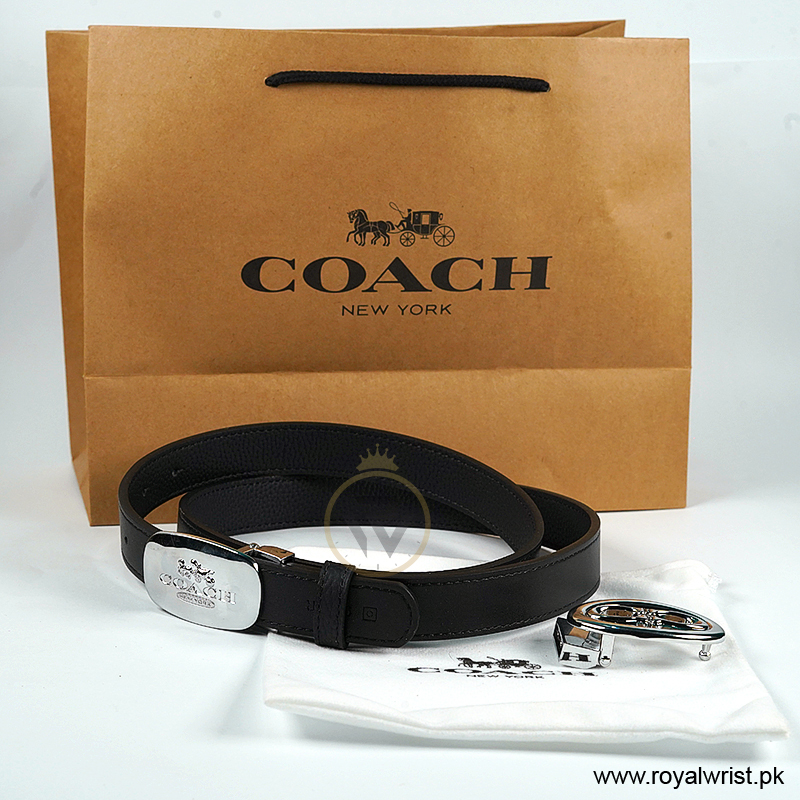 Coach Women’s Reversible Leather Belt with Buckle Gift Set CH-10001 - Image 3