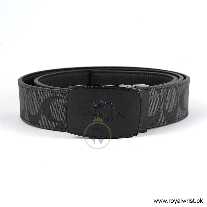 Coach Men’s Reversible Leather Belt with Buckle Gift Set CH-10036 - Image 3