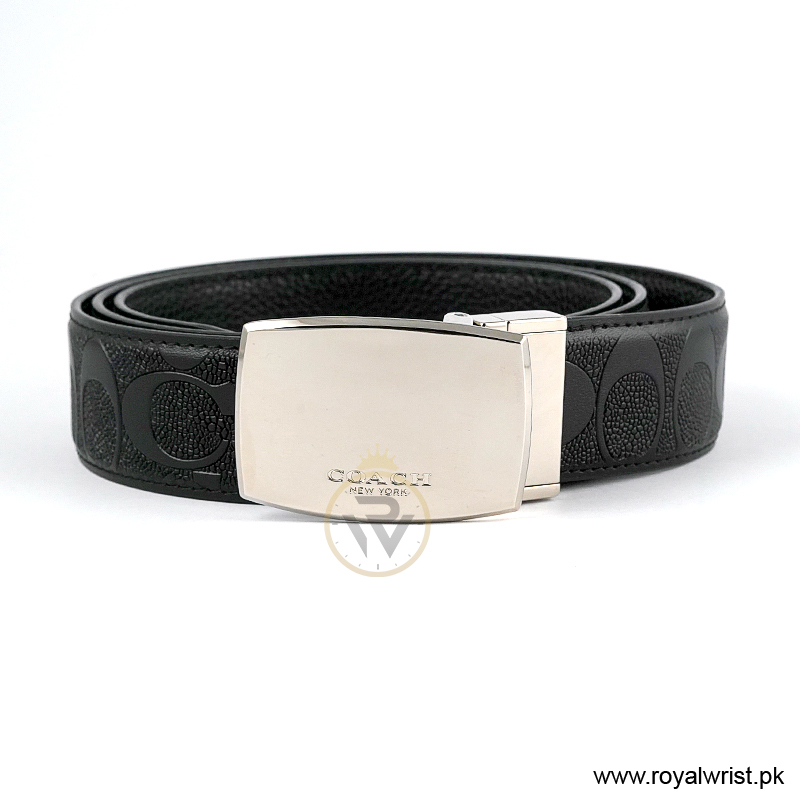 Coach Men’s Reversible Leather Belt with Buckle Gift Set CH-10041 - Image 3